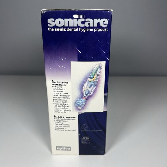 Optiva Sonicare Quadpacer Sonic Rechargable Toothbrush with 2 Heads - New - Picture 5 of 9